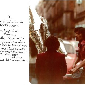 PROTOHISTORIA DE ROCKETLLOON M.R. - SR. ALEJANDRO MARÍN...SELLA PELICULAS DE POLIMEROS METALIZADOS EN MAQUINAS LARGAS Y RECTAS. LOGRA Y DESARROLLA "ARISTAS", ES DECIR , ESQUINAS EN ANGULOS CERRADOS... MEXICO DF. SEPTIEMBRE DE 1985, ANTES DEL TERREMOTO.